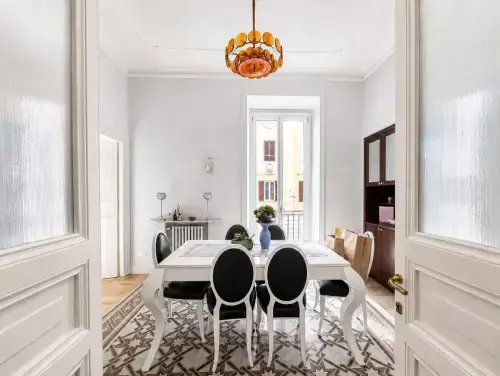 Salone Appartamento ristrutturato Roma Prati